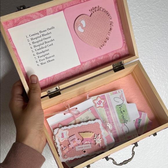 Colorful Baby Keepsake Box - Picture 2 of 2